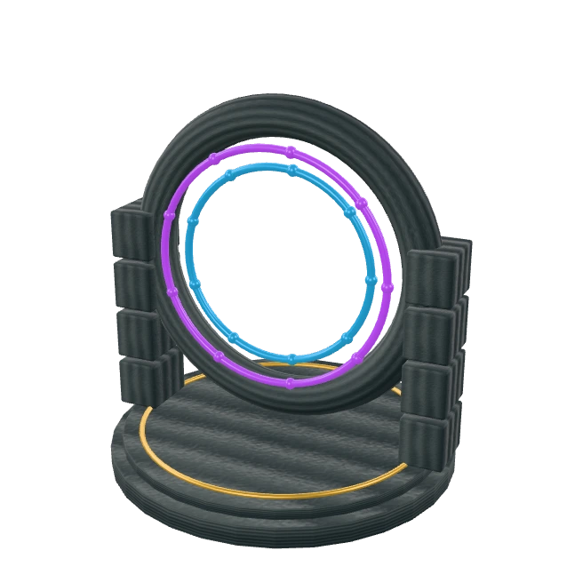Arcane Portal Vortex interactive material or prop inspection