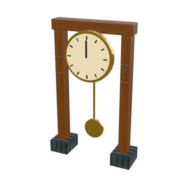 Clock Tower Pendulum interactive material or prop inspection