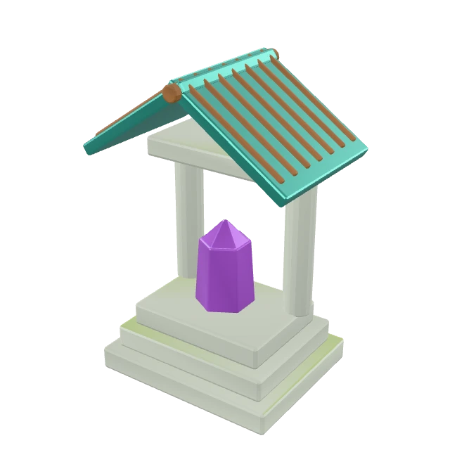 Moonlit Wayside Shrine interactive 3D model