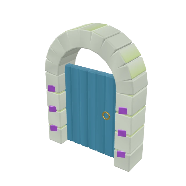 Sealed Arcane Doorway interactive 3D model