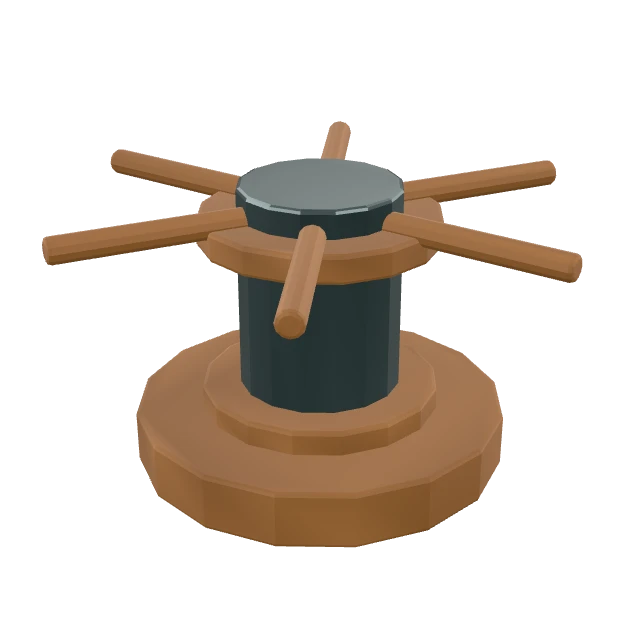 Dockside Capstan interactive 3D model