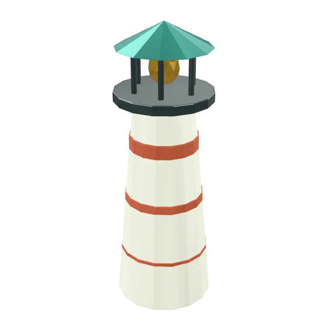 Small Harbor Beacon interactive 3D model