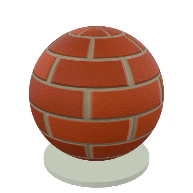 Fired Heritage Brick interactive material or prop inspection