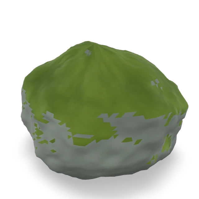 Interactive 3D preview of Moss-Crowned Boulder