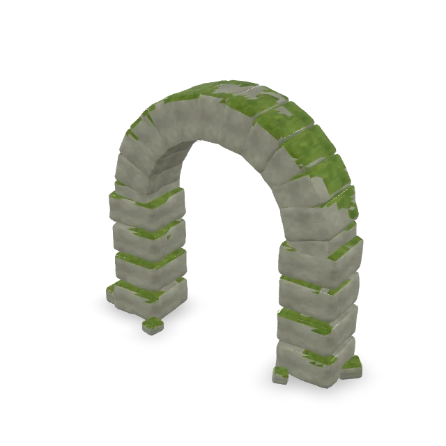 Interactive 3D preview of Mossy Stone Arch