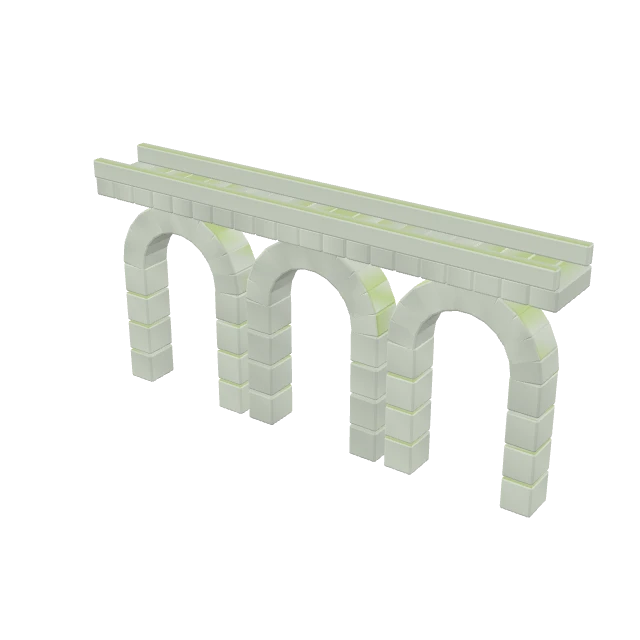 Ancient Aqueduct Span interactive 3D model