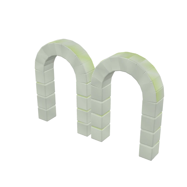 Broken Monastery Arcade interactive 3D model