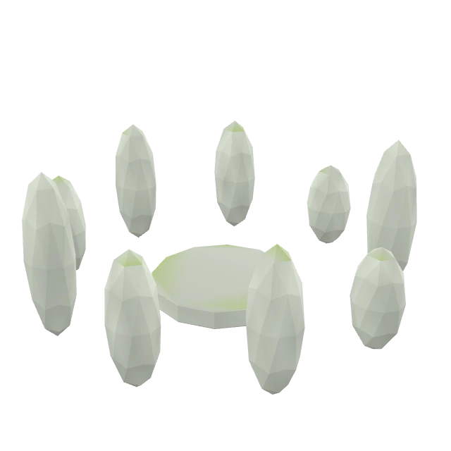 Nine Stone Ritual Circle interactive 3D model
