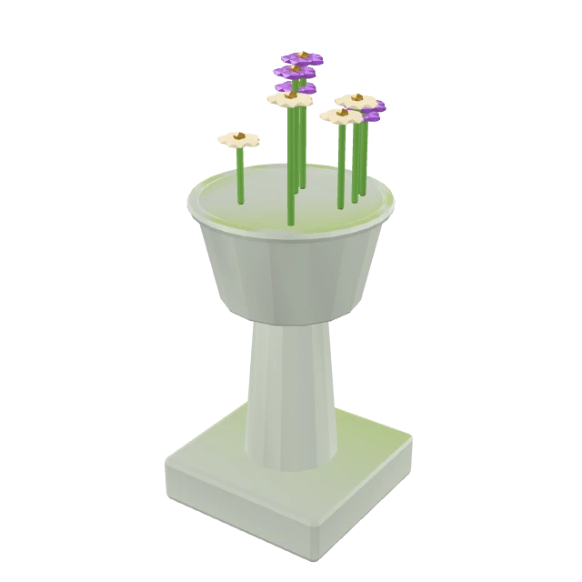 Classical Pedestal Planter interactive 3D model