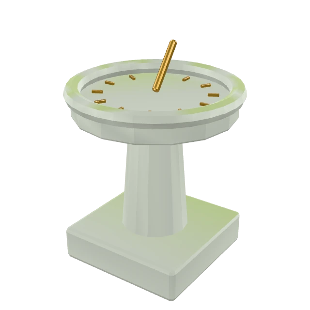 Courtyard Sundial interactive 3D model