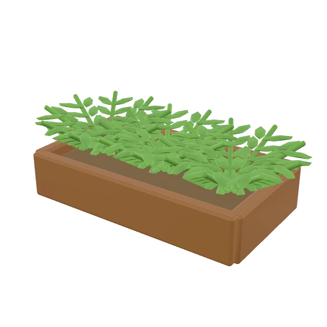 Raised Herb Bed interactive 3D model