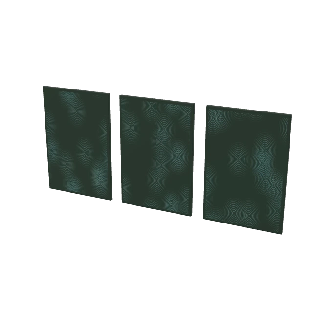 Interference Ripple Rings interactive material or prop inspection