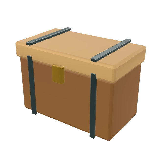 Iron Bound Supply Chest interactive 3D model