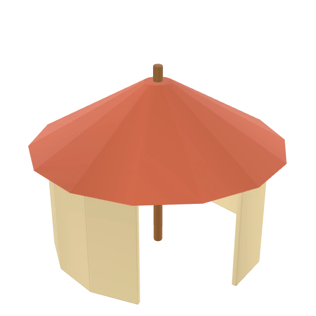 Nomads Round Tent interactive 3D model