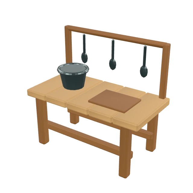 Rangers Cooking Station interactive 3D model