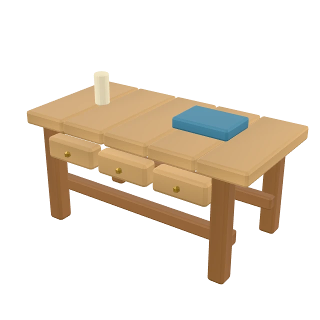 Scribes Writing Desk interactive 3D model