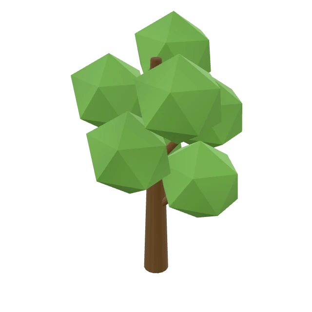 Broadleaf Oak interactive 3D model