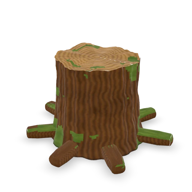 Interactive 3D preview of Woodland Stump
